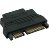 Image de InLine® adaptateur SATA, 22pol. prise femelle (7+15) sur Slimline 13pol. prise mâle (7+6)