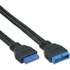 Image de InLine® 33448I Rallonge USB 3.0 interne, connecteur poteau mâle à femelle, 0,35m