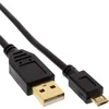Image de InLine® 31730P Câble Micro-USB 2.0, USB-A prise à Micro-B prise, e contacts, 3m