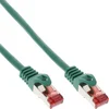 Image de InLine® 76111G Câble patch, S/FTP (PiMf), Cat.6, 250MHz, PVC, CCA, vert, 1m
