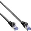 Image de InLine® 71803S Câble patch plat, U/FTP, Cat.6A, noir, 3m