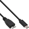 Image de InLine® 35724 Câble USB 3.1, type C prise à micro-B prise, noir, 1,5m