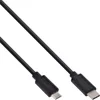 Image de InLine® 35746 Câble USB 2.0, type C prise à micro-B prise, noir, 0,5m