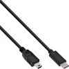 Image de InLine® 35753 Câble USB 2.0, type C prise à mini B prise (5 broches), noir, 3m