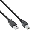 Image de InLine® 34520X Câble USB 2.0, A à B, noir, 2m