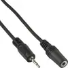 Image de InLine® 99308E Câble adaptateur jack 4 broches 2,5mm mâle -> 4 broches 3,5mm femelle, 2m