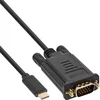 Image de InLine® 64142 Câble USB pour écran, USB Typ-C prise à VGA prise (DP Alt Mode), noir, 2m