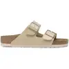 Image de Sandales Birkenstock Sandalias Birkenstock Arizona Birko-Flor Patent Ancho Estrecho beige marrón pour Femme