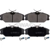 Image de SWAG 60 91 6429 : Kit de plaquettes de frein avant pour RENAULT CLIO II (BB0/1/2, CB0/1/2), MEGANE I (BA0/1), MEGANE Scenic (JA0/1), MEGANE I Cabriolet