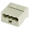 Image de Wago - Borne Micro Pour Boîte De Dérivation Série 243 Pour 4 Bornes En Gris Clair