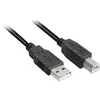Image de Sharkoon 4044951015252 Sharkoon Kabel USB 2.0 A-B 1,0m schwarz