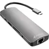 Image de Sharkoon USB 3.0 Type C Combo Adapter cartes d'interface/adaptateur HDMI, RJ-45, USB 3.2 Gen 1 (3.1 Gen 1)