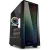 Image de Boitier Moyen Tour ATX Sharkoon Lit 200 RGB avec panneaux vitrés (Noir) #DEFAULT