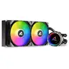 Image de Sharkoon S80 RGB Boitier PC, Processeur Refroidisseur de liquide tout-en-un 12 cm Noir 1 pièce(s) - Neuf