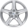 Image de jante alu 14 pouces ALUTEC Grip 14 "x5.5" 4x100 PCD ET43 63.30mm Jante argentée