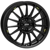 Image de jante alu 17 pouces ATS Streetrallye 17 "x7" 4x108 PCD ET25 65.10mm Jante noire