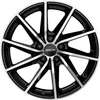 Image de jante alu 15 pouces ALUTEC Singa 15 "x6" 5x112 PCD ET43 57.10mm Jante noire polie à l'avant