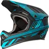 Image de Casque Oneal Backflip Strike Noir/Bleu sarcelle Taille : XL