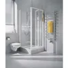 Image de Kermi Porte Battante Ibiza 2000 Ftd 0700x 2000 Bv : 660-700 Simg Verre Trempé Transparent