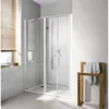 Image de Kermi Porte Battante Ibiza 2000 Pol 1100x 2000 Bv: 1065-1100 Simg Verre Trempé Transparent