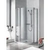 Image de Kermi Quart De Cercle Ibiza 2000 S2r 1010x 2000 Bv : 970-985 Simg Verre Trempé Transparent