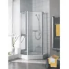 Image de Kermi Pentagone Ibiza 2000 45l 0900x 2000 Bv : 870-885 Simg Verre Trempé Transparent
