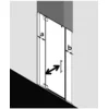 Image de Kermi Porte Battante Pasa Xp 1gl 1400x 2000 Bv : 1350-1410 Simg Verre Trempé Transparent