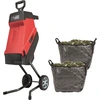 Image de Scheppach Broyeur de jardin GS55 Broyeur électrique à couteaux Broyeur de bois | Moteur 2400 W | Diamètre de coupe 45mm | Sac de ramassage 45 L