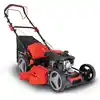 Image de Tondeuse   essence Scheppach MS173-51 - Largeur de coupe 51 cm | Entra ®nement par roues | Fonction mulching | Bac de ramassage 65 litres | R ©glage centralis © de la hauteur de coupe