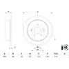 Image de Lot De 2 Disques De Frein Bosch 0 986 479 H16 Ssangyong 484 013 41 00