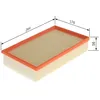 Image de Cartouche De Filtre À Air, Moteur - F026400693 - Bosch