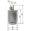 Image de Filtre Conduite De Carburant - 0450906357 - Bosch