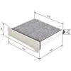 Image de Filtre Au Charbon Actif Habitacle - 1987432426 - Bosch