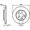 Image de Lot De 2 Disques De Frein Bosch 0 986 478 186 Mercedes-benz 124 421 16 12