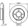 Image de BOSCH - Jeu de 2 disques de frein 0 986 478 501 - Réf. 0986478501