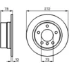 Image de Lot De 2 Disques De Frein Bosch 0 986 478 641 Bmw 34 21 1 160 809