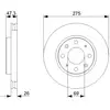 Image de Disque De Frein Bosch 0 986 479 369 Pour Cerato I A Trois Volumes