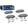 Image de Bosch Bp1309 Plaquettes De Frein - Avant - Ece-r90 - 1 Jeu De 4 Plaquettes