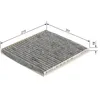 Image de Filtre Au Charbon Actif Habitacle - 1987432320 - Bosch
