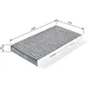 Image de Filtre Au Charbon Actif Habitacle - 1987432535 - Bosch