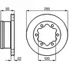 Image de Lot De 2 Disques De Frein Bosch 0 986 479 B38 Mercedes-benz 05103 606aa
