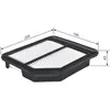 Image de Cartouche De Filtre À Air, Moteur - F026400472 - Bosch