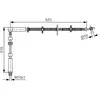 Image de Flexible De Frein Bosch 1 987 481 A64 Land Rover Lr020007 Lr044357 Lr52215