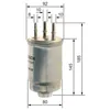 Image de Filtre Conduite De Carburant - F026402229 - Bosch
