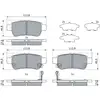Image de Kit De Plaquettes De Frein, Frein À Disque Bosch 0 986 494 964 Honda