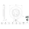 Image de Lot De 2 Disques De Frein Bosch 0 986 479 F75 Mercedes-benz 246 423 08 12