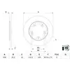 Image de Lot De 2 Disques De Frein Bosch 0 986 479 F44 Ford 1815599 Bk312a315ab