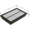 Image de Cartouche De Filtre À Air, Moteur - F026400617 - Bosch