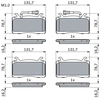 Image de Bosch Bp2396 Plaquettes De Frein - Avant - Ece-r90 - 1 Jeu De 4 Plaquettes