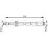 Image de Flexible De Frein Bosch 1 987 481 B18 Fiat 51859811